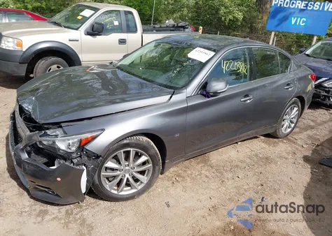 2015 Infiniti Q50 z USA, uszkodzony, nr VIN JN1BV7AR1FM398047